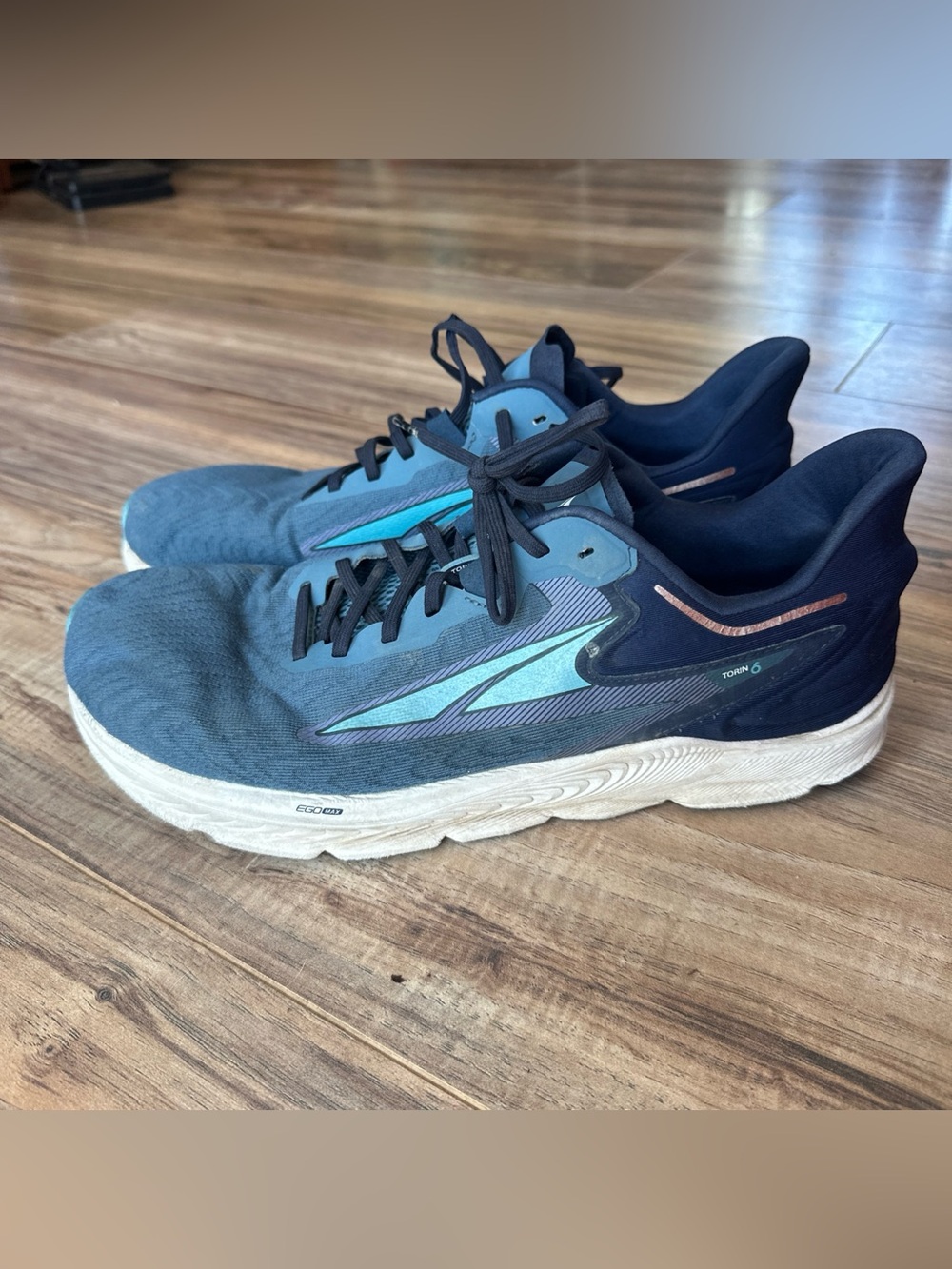 Altra Torin 6 Running Shoes Mens Size 13 Navy Blue Road Trainer